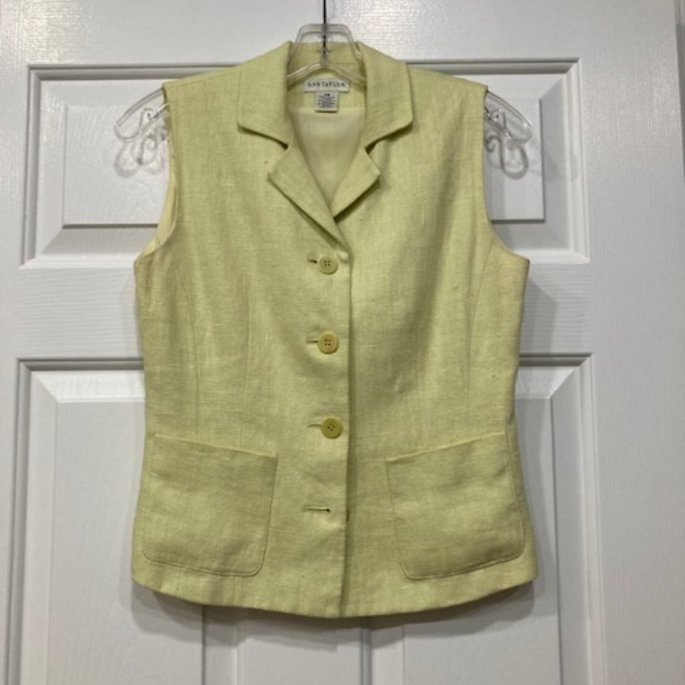 Linen Button Down Dress Top